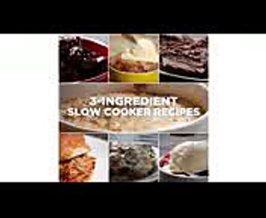 3-Ingredient Slow Cooker Recipes