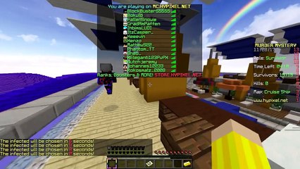 殺人ゲームでみんなが武器を持ってる！？【マイクラ】-Jb9YRkB2Ho8