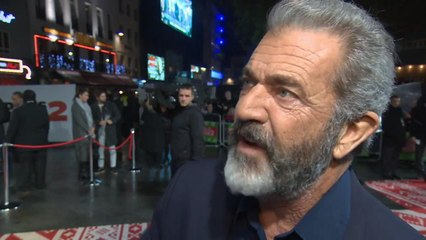 'Daddy's Home 2' UK Premiere: Mel Gibson Having Fun