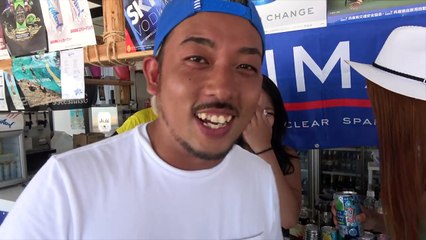 【須磨海岸】可愛い水着ギャルのおっ◯い当てゲーム！