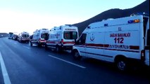 Erzincan'da Otobüs Şarampole Yuvarlandı