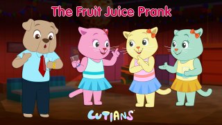 The Fruit Juice Prank (SINGLE) | Cutians Cartoon Comedy Show For Kids | ChuChu TV Funny Pr