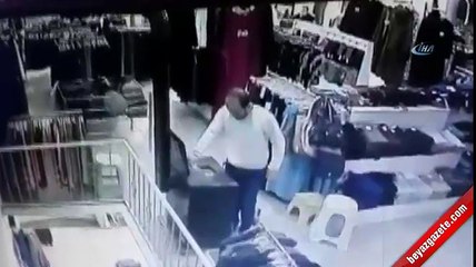 İçine benzin dökülen soba ateş püskürdü...