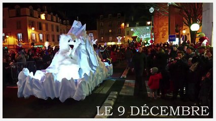 La parade de Noël, le samedi 9 décembre à 17h30 en centre-ville...
