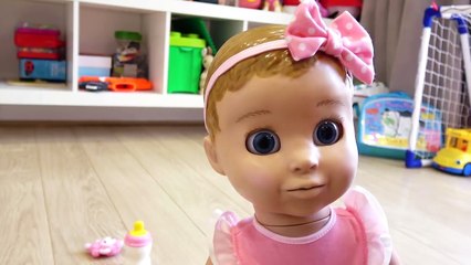 Funny BABY Born Doll Eating Candy Johny Johny Yes Papa Nursery Rhymes Songs-mBROLWrOR8Q
