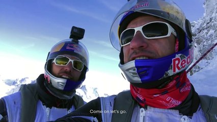 Rentrer dans un avion pendant un vol en wingsuit