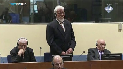 Slobodan Praljak ingère une fiole de poison en plein verdict au tribunal de La Haye