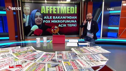 Aile Bakanı'ndan FOX mikrofonuna açık tepki