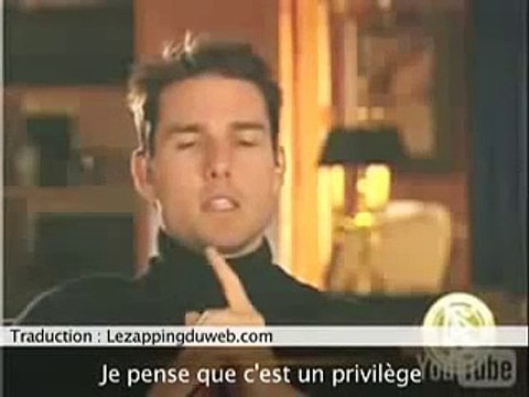 Tom Cruise regardez sa vidéo interdite secte scientologie