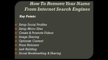 How To Remove Your Name From Internet Search Engines