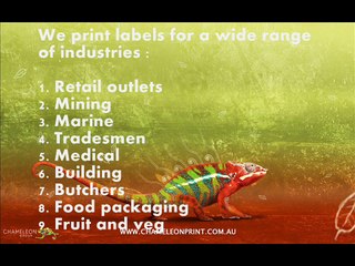 Label Printing Services in Australia