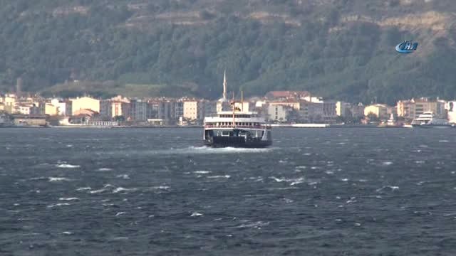 Gökçeada Feribot Seferine Fırtına Engeli