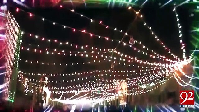Streets and Bazars decorated for Eid E Melad un Nabi (S.A.W) celebrations...