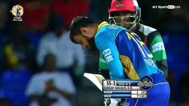 Shoaib Malik Hits Huge 118m Six Out Of Ground CPL 2017 St Kitts and Nevis Patriots[via torchbrowser.com]
