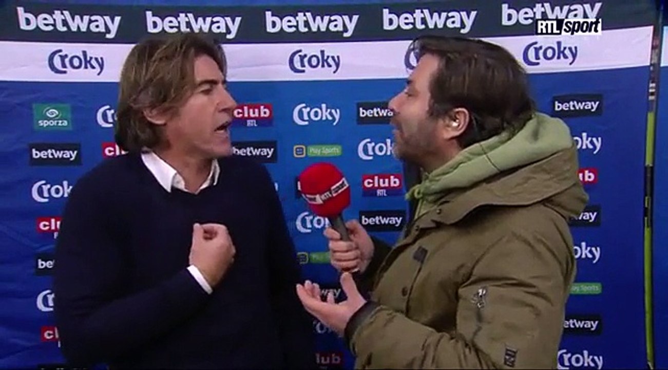 Sá Pinto numa insólita 'flash interview'