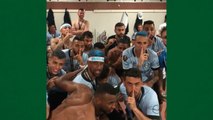 Jogadores do Grêmio provocam o Inter em comemoração pelo título da Liberta; assista