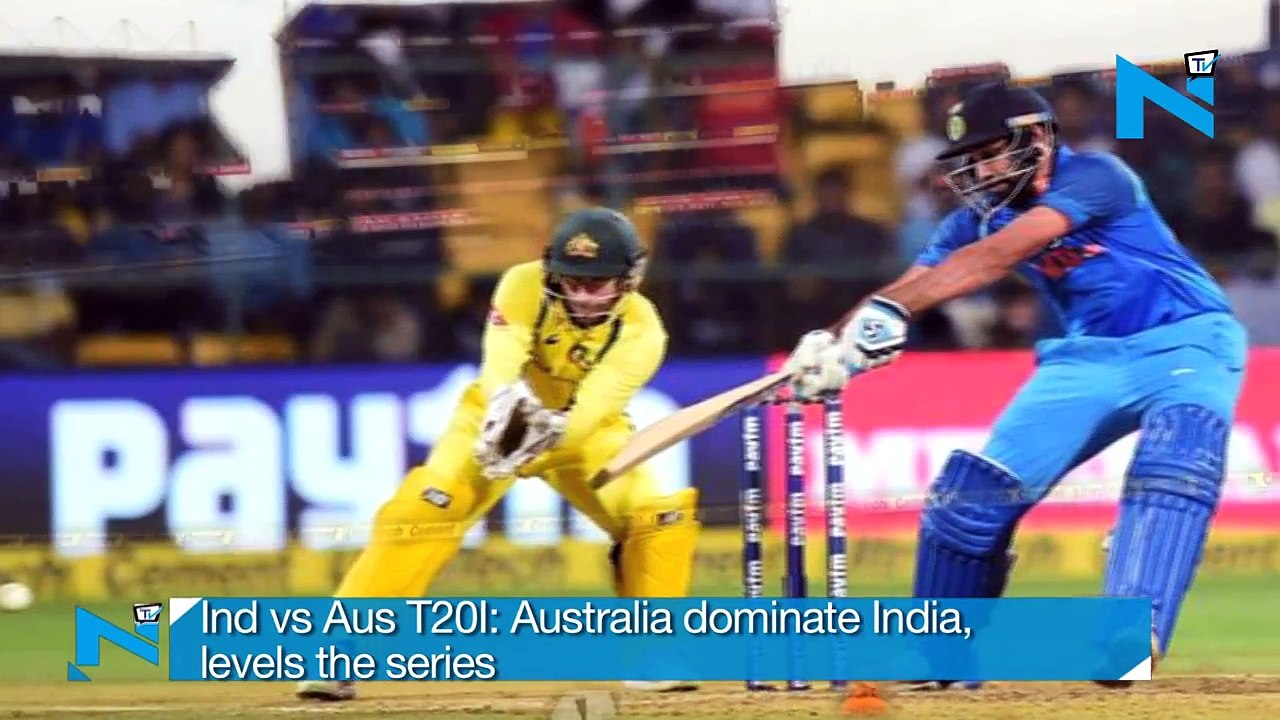 Ind vs Aus T20I - Australia dominate India, levels the series-dvH5nZq2gZM