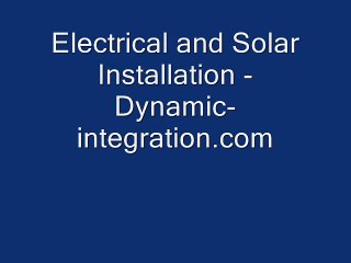 Electrical and Solar Installation - Dynamic-integration.com