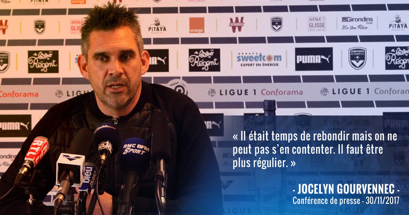 Jocelyn Gourvennec avant Dijon-Bordeaux