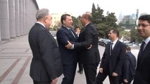 Bakan Çavuşoğlu, Azerbaycan Milli Meclis Başkanı ile Görüştü