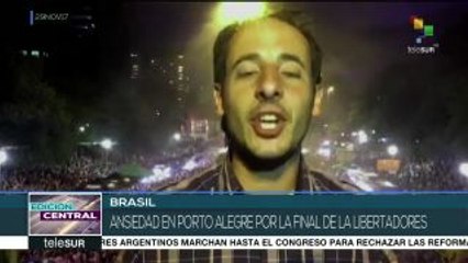 Brasil: Porto Alegre vive de cerca la final de la Copa Libertadores