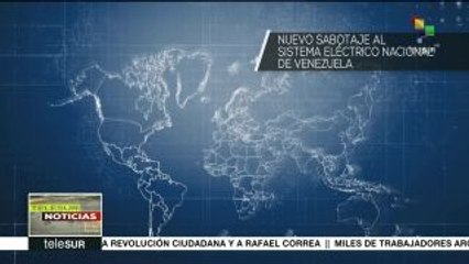 Ministro venezolano denuncia nuevo sabotaje al sistema eléctrico
