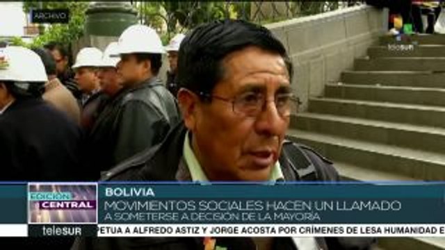 Oposición boliviana rechaza repostulación del pdte. Evo Morales