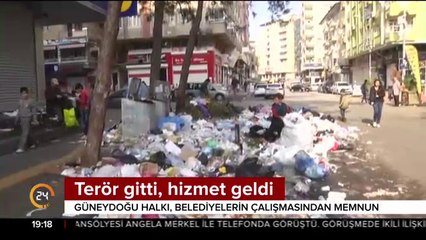 Terör gitti, hizmet geldi