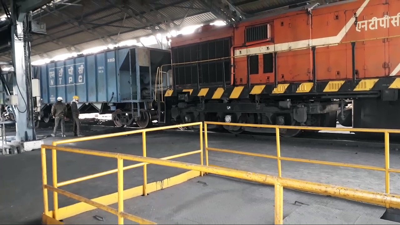 Coal unloading in ntpc vindhyachal | ntpc vindhyanagar