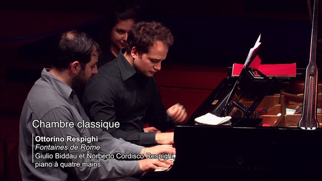 Ottorino Respighi | Fontaines de Rome (extrait) par Giulio Biddau et Norberto Cordisco Respighi