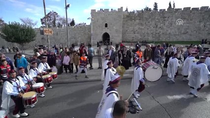 Kudüs Sokaklarında Mevlid-i Nebi Coşkusu