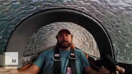 This killer whale-inspired watercraft is the aquatic equivalent of aerobatic airplanes