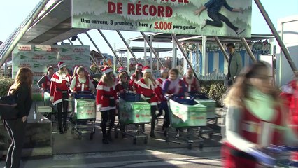 Marta Hazas, concursante solidaria del triatlón de los regalos de El Corte Inglés
