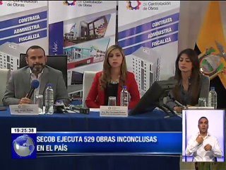 SECOB ejecuta 529 obras inconclusas en el país
