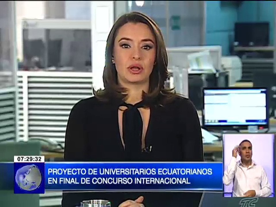 Proyecto de universitarios  ecuatorianos en final de concurso internacional