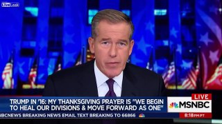President Donald Trump Last Thanksgiving: We Need To Heal Our Divisions