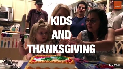 Kids Demonstrate the 8 Stages of Thanksgiving Dinner
