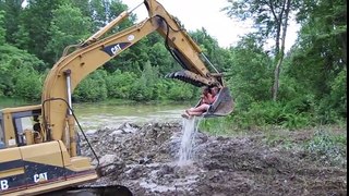 Redneck Disneyland Excavator Ride