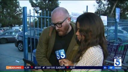 Video Shows Horrific Attack on Man Walking Down the Street in Hollywood