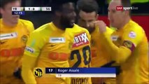 1-0 Roger Assalé Goal Switzerland  Swiss Cup  Quarterfinal - 30.11.2017 BSC Young Boys 1-0 St...