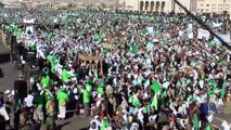 تجمع ضخم في صنعاء غداة مواجهات بين جماعة التمرد والحوثي يحذر السعودية