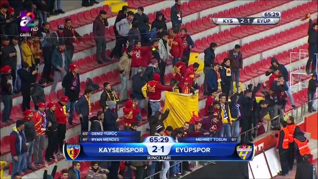 2-1 Deniz Türüç Goal Turkey Turkiye Kupasi Round 5 - 30.11.2017 Kayserispor 2-1 Eyüpspor