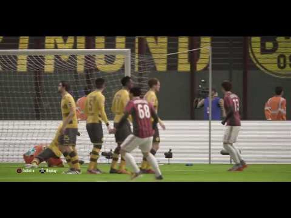 Freekick scheme and Bonucci goal, lool