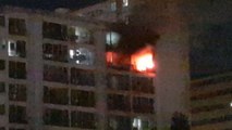 아파트에서 불...주민 10여 명 대피 / YTN