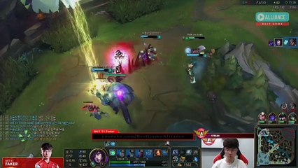 【Faker中文】虐殺韓國路人王Dopa 直說這場水平感覺很低 阿璃vs逆命 閃親首殺