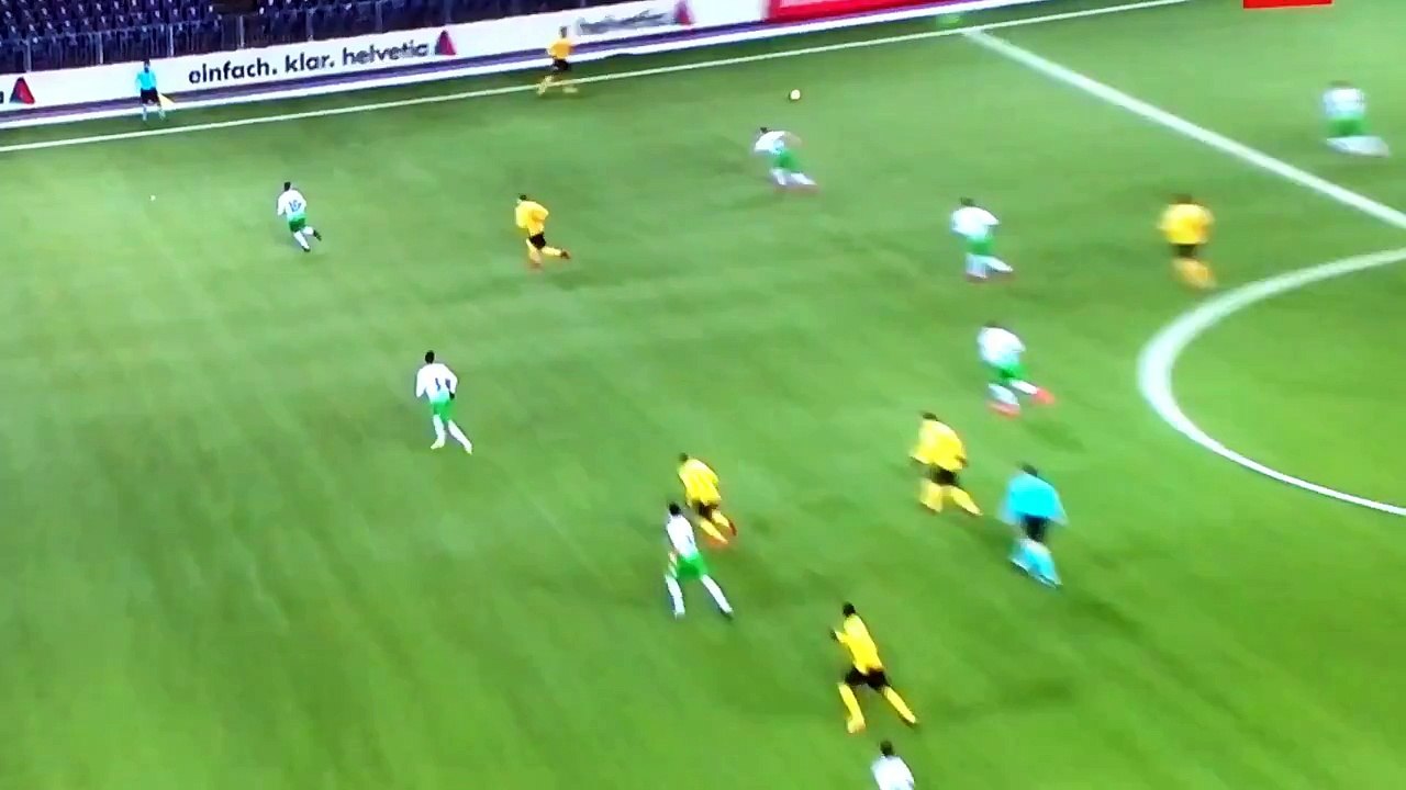 Roger Assale Goal - BSC Young Boys vs FC St.Gallen 1-0  Swiss Cup  30.11.2017 (HD)