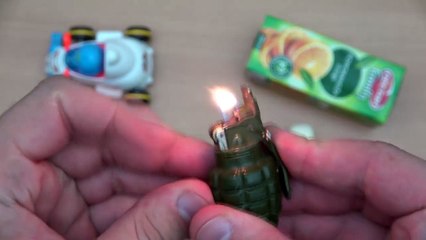 EXPERIMENT HYDRAULIC PRESS 100 TON vs BOMB (Lighter)