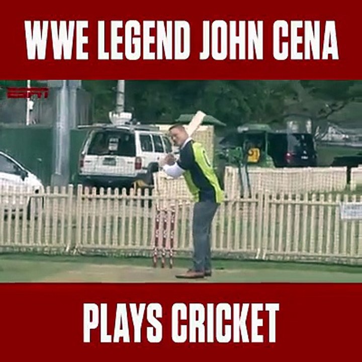 WWE legend John Cena playing Cricket