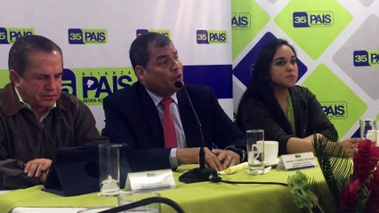 Correa anuncia que impugnará la consulta popular en Ecuador