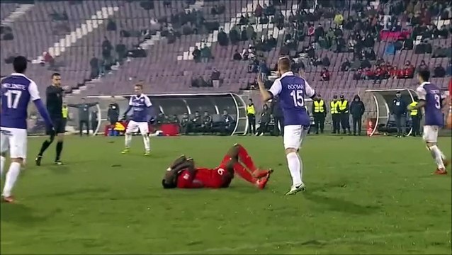 0-1 Harlem Gnohéré Penalty Goal Romania Cupa Romaniei Round 6 - 30.11.2017 ACS Poli Timisoara 0...